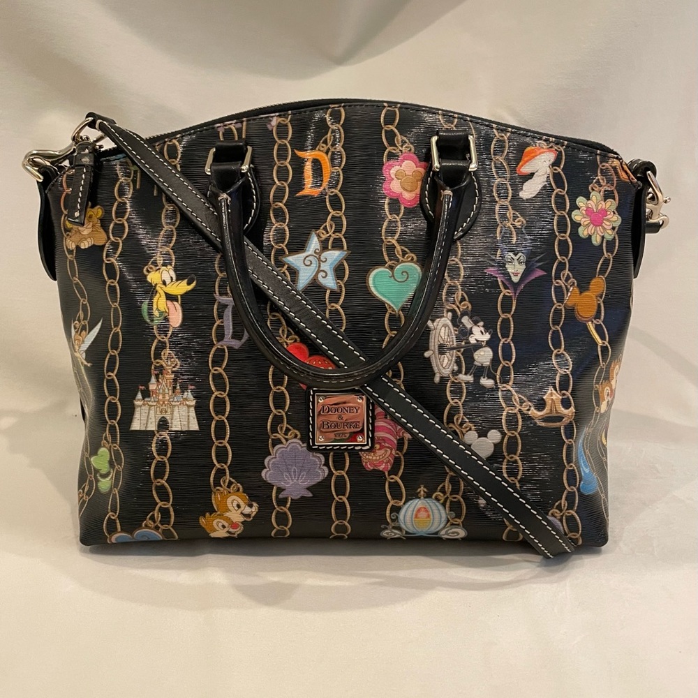 Dooney & Bourke Disney Charms Black Satchel